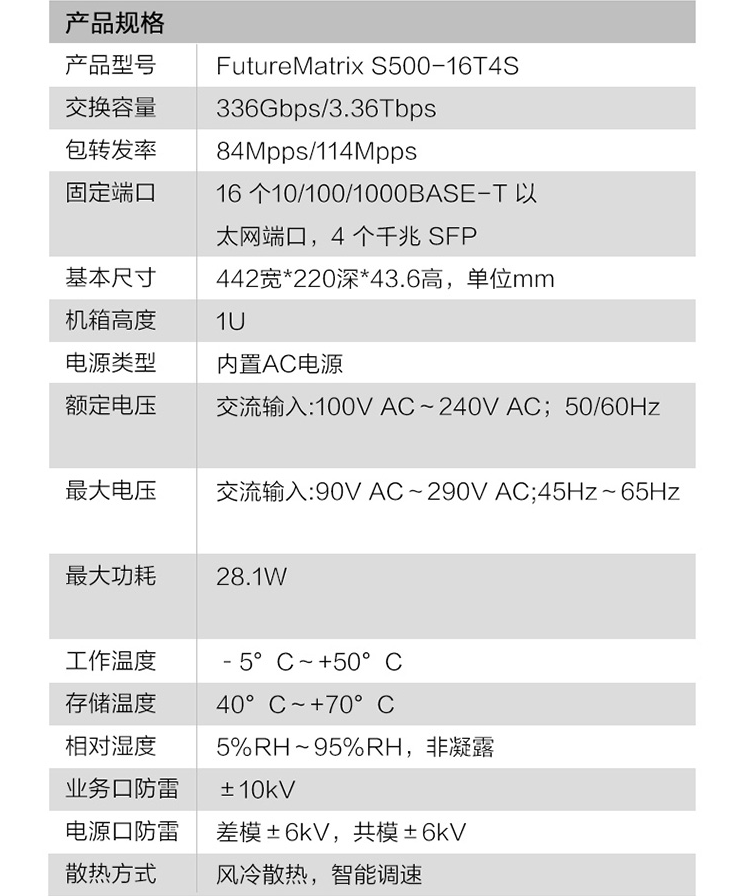 華為 S500-16T4S 千兆三層核心交換機